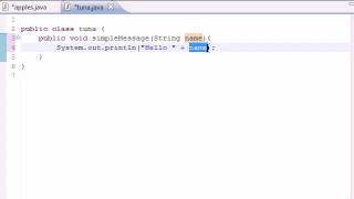 Java Programming Tutorial 15 Use Methods with Parameters