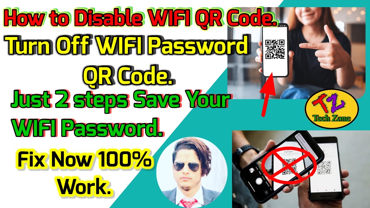 Qr Code Disable Two Easy Steps Save Your WIFI Password⚠️⚠️. In Hindi. How To Disable ...