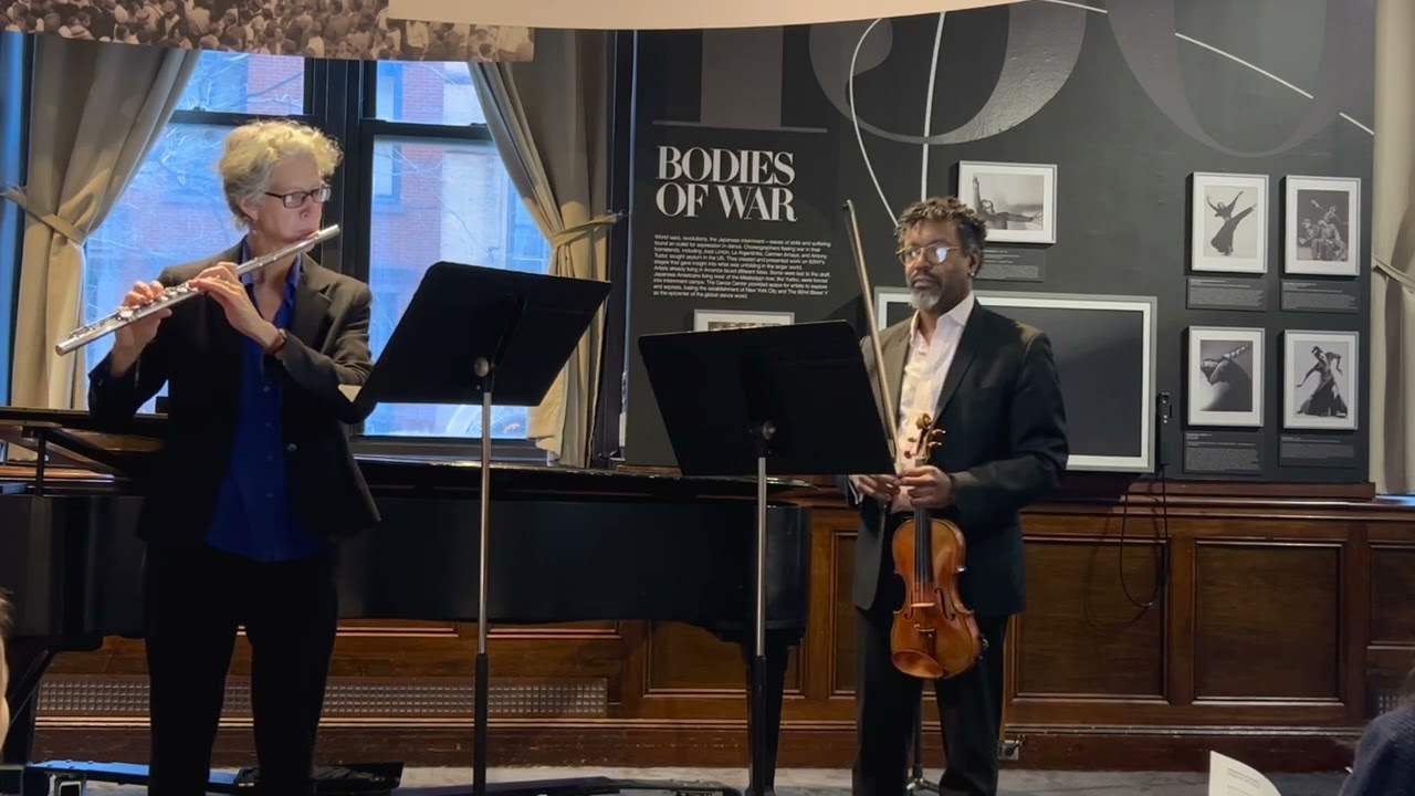 Sonata for Flute and Violin, Matt Castle  1. Toccata 2. Passacaglia & Rhapsody 3. Tourbillion