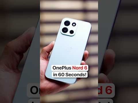 OnePlus Nord 6 in 60 Seconds! (Ft. OnePlus Turbo 6)