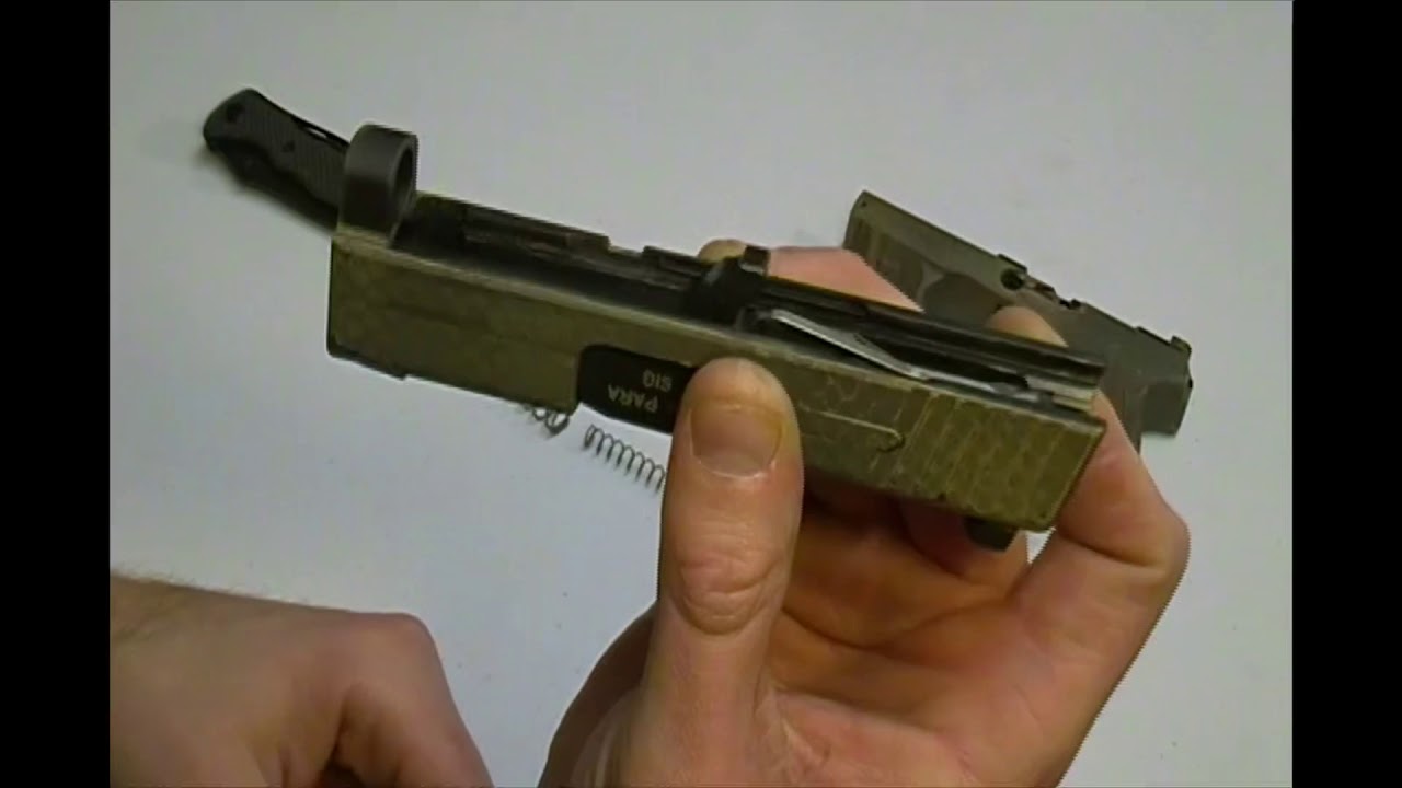 Sig Sauer P290 breakdown - YouTube
