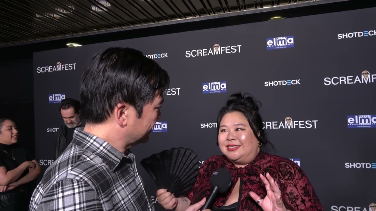 Roxy Shih Carpet Interview for Beacon at Screamfest 2024
