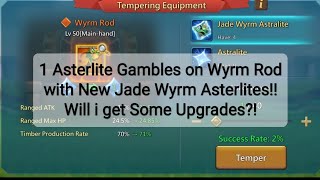 1 Astralite Gambles on Wyrm Rod with Jade Wyrm Astralites #lordsmobile