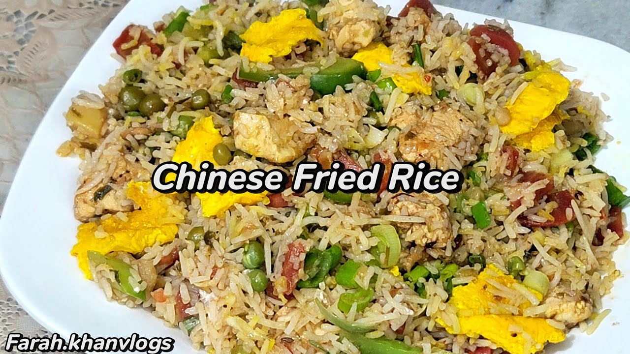 Farah Ashraf Rice Chinese Fried Rice |Farah Khan Vlogs K Sth |Tasty Recipe To Try ...