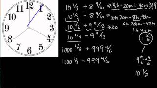 Using Clocks to Solve Fractions String 10