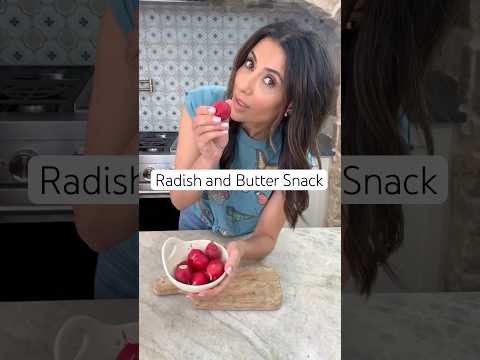 Radish and Butter Snack Recipe! #radish #snacks