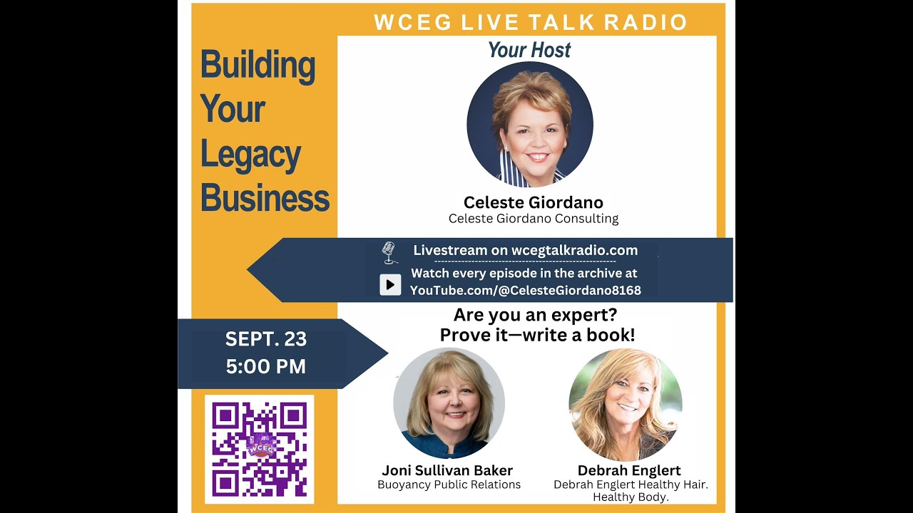 WCEG Media Enterprises - Global Legacy & Wealth Building host Celeste Giordano.