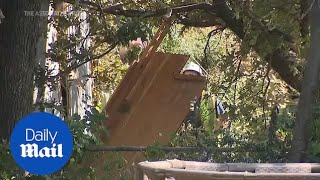 Two pilots eject as military aircraft crashes during training