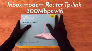 أفضل جهاز الراوتر من TP-Link بسعر لا يتعدى 20  دلار$ ?  inbox modem routeur wifi tp link