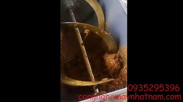 Máy chiết dung dịch đặc có cánh khuấy, Máy chiết rót tương ớt