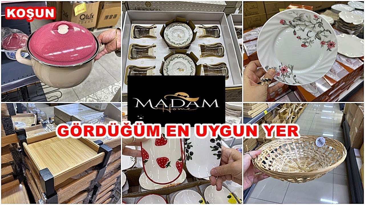 MADAM HOME AÇILDI‼️ HER ŞEY AŞIRI UYGUN‼️ BU KADAR UYGUNU YOK /ÇEYİZ ALIŞVERİŞİ /ÇEYİZLİK/KOŞUN