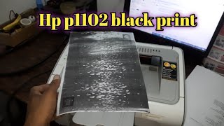 Hp P1102 Black Page Probler Solve