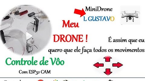 É assim que eu quero controlar meu mini Drone com ESP32CAM