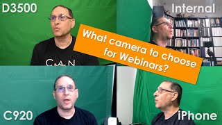 How to choose a camera for webinars