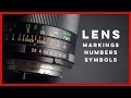Vintage Camera Lens Numbers, Symbols, and Markings Explained