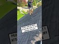 Roofer is using his wife as an anchor 🏡⚓️            🎥: BViral