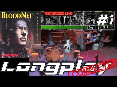 Letu0027s play Bloodnet | DOS Microprose 1993 | #1