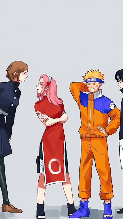 Team Kakashi Vs Team Gojo #naruto #jjk #anime