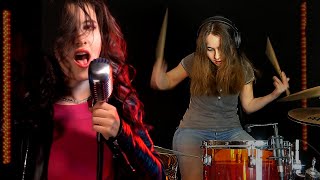 I Hate Myself For Loving You (Joan Jett \u0026 The Blackhearts) Drum Cover by Sina feat The Voodoo Child