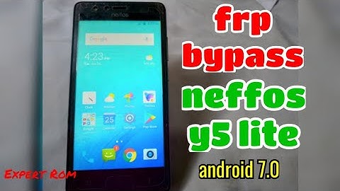 Bypass Google Account Neffos Y5 Lite(TP704A) Without PC