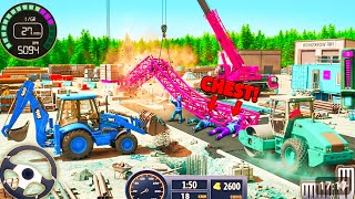 Highway City Road Builder Construction 2025 – Real Excavator Loading Simulator 3D #games 