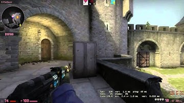 1v5 CSGO Retake on Cobble