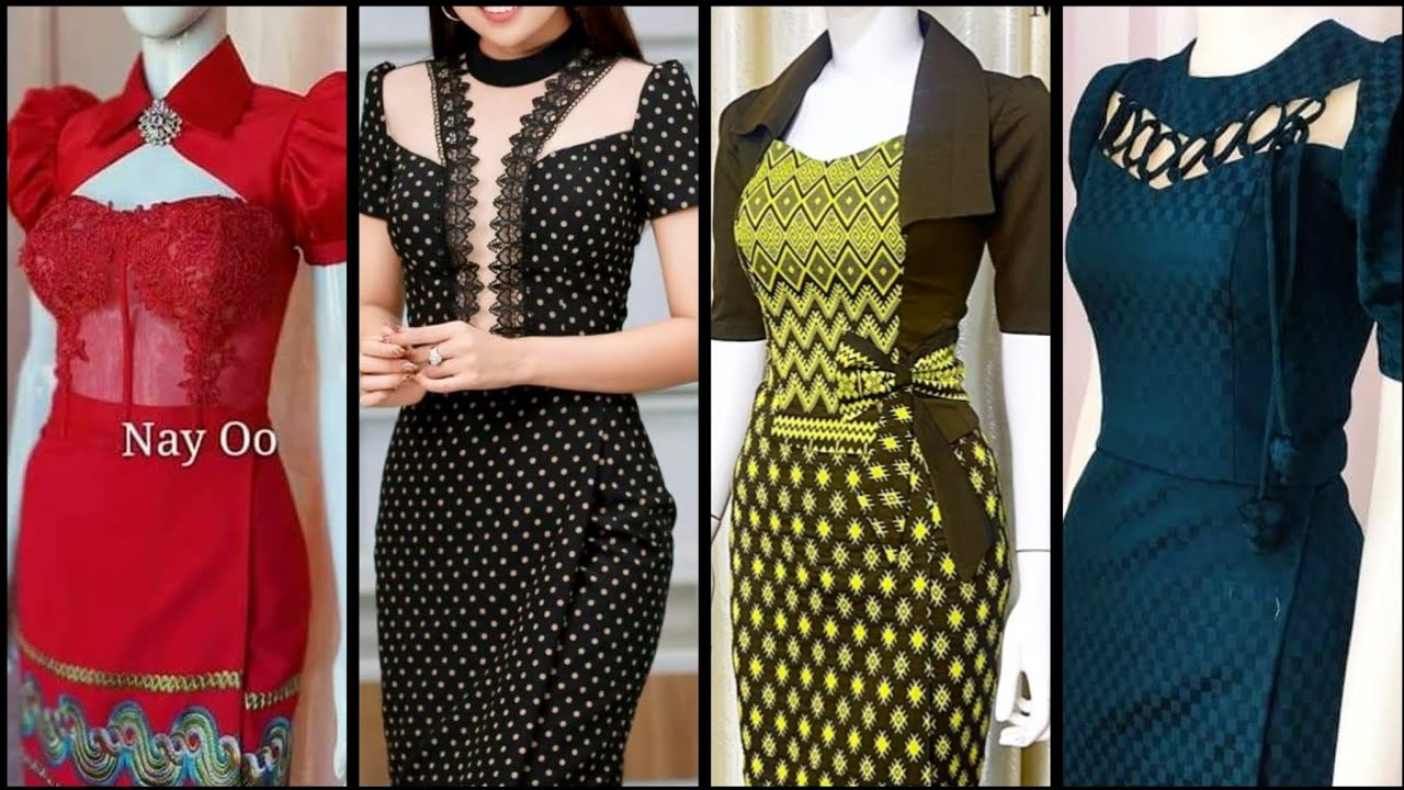 So gorgeous and very beautiful outfits of Myanmar and burmese looks really really elegant part 1