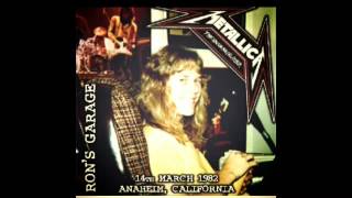Ron McGovney Garage Demo (Metallica) Sucking My Love ( Diamond Head  Cover )