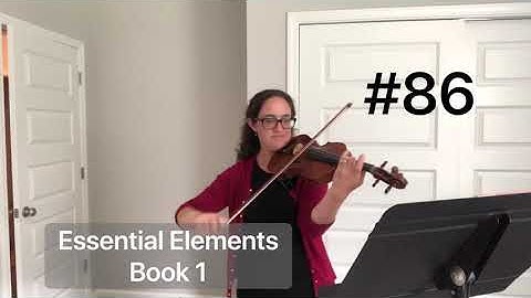 Essential Elements for Violin Book 1 #86 “Ode to Joy”