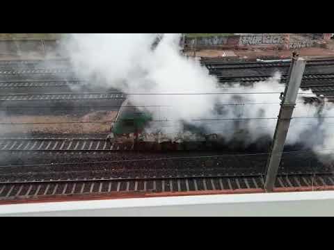 Extinguido el incendio en una locomotora que llevaba un convoy con l&iacute;quido inflamable