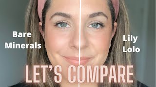 Comparing Bare Minerals vs. Lily Lolo Loose Mineral Powder and Wear Test
