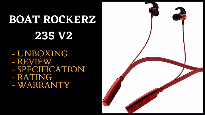 Boat Rockerz 235 V2 (Unboxing And Review) In English | Fast Charging Bluetooth Earphones | 2021