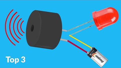 Top 3 Electronic Project Using Bc547 Transistor Buzzer Led Battery Mic & More Electronic Components