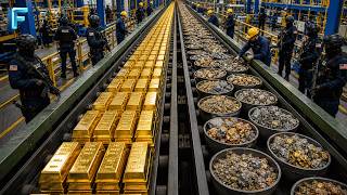 From Underground Blasts to $1 Billion Vaults: The Complete 24K Gold Production Cycle