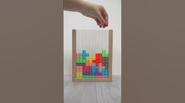 Tetris Game Colored Blocks