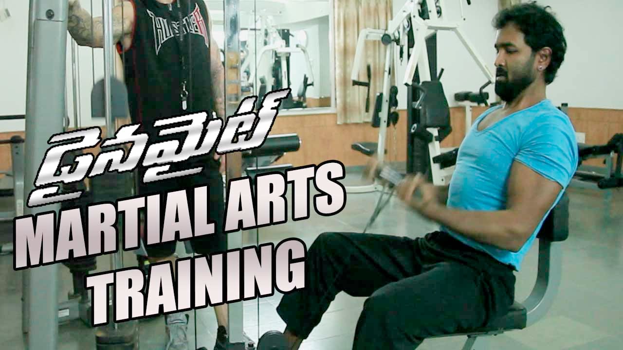 Manchu Vishnu Martial Arts Training - Dynamite Movie Making - Pranitha Subhash, Deva Katta