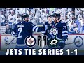 4-0 SHUTOUT! Jets Dominate Stars - Tie Series 1-1