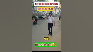 🔥MẶT TIỀN ĐƯỜNG NA12 SÁT CHỢ KDC VIETSING, 5x25=125 m2 fullTC, nha +7p. trọ chỉ 5.1T #giangnhapho9