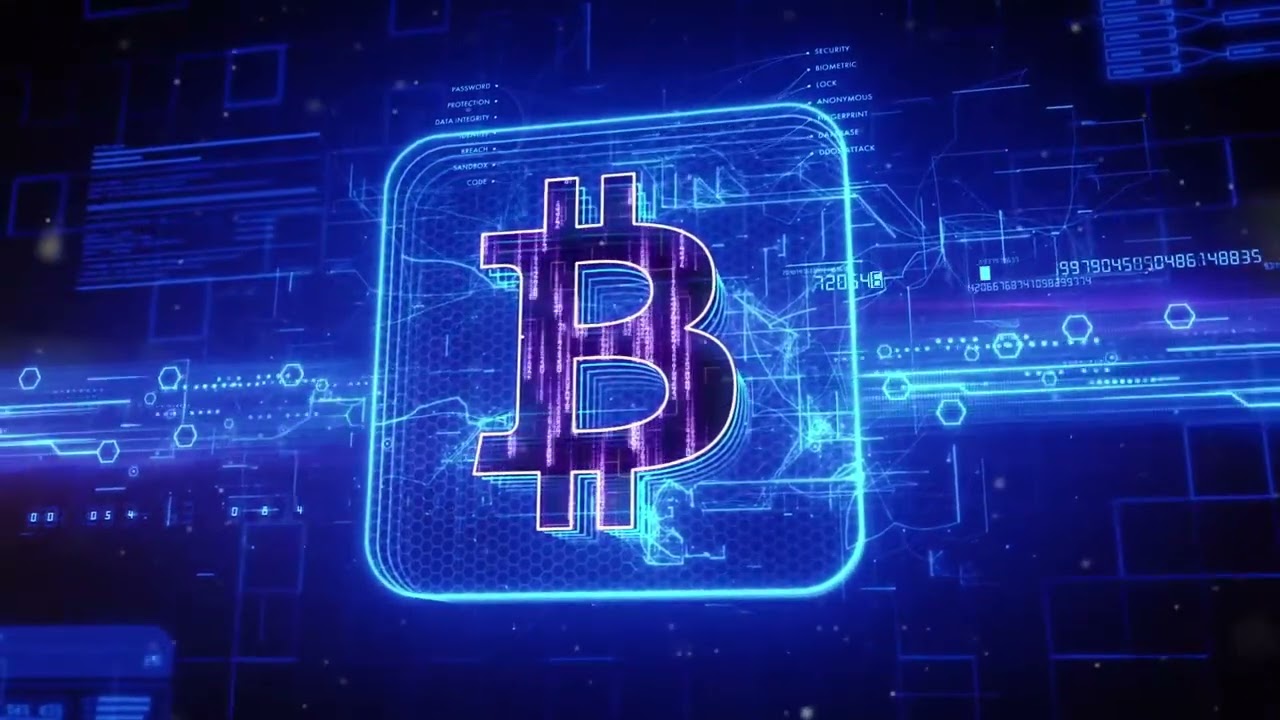 Bitcoin Background - Stock Video Free To Use HD 4K