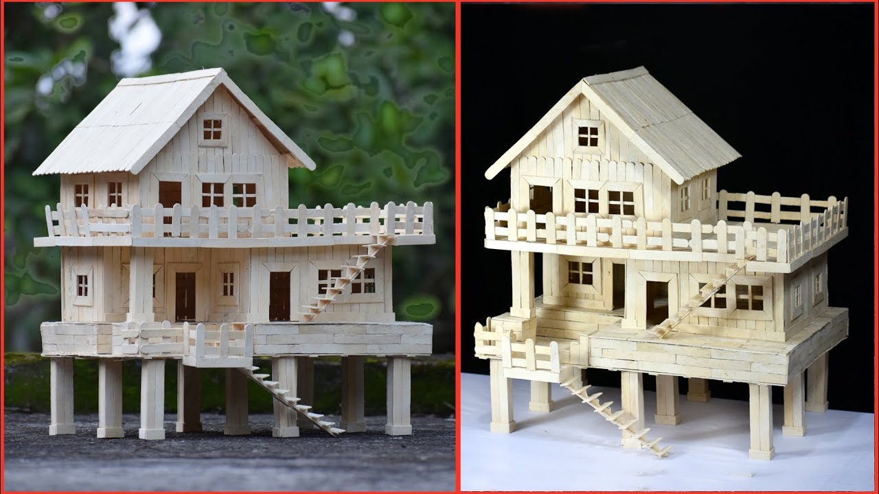 How to Build Popsicle Stick House || DIY Craft Idea | MissDIY Star