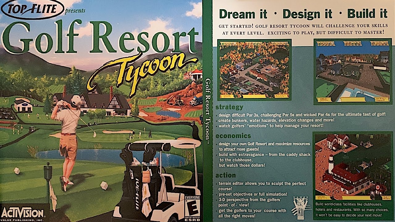 Golf Resort Tycoon by Cat Daddy Games and Activision for Windows 2001
