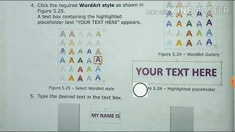 Class 5th  computer chapter 5 object in Ms word