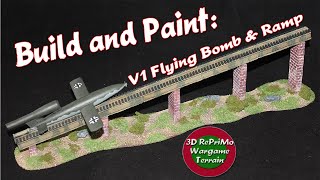 Tutorial:How to Paint V1 Flying Bomb&Launch Ramp 1/72/Painting Guide/Bemalung V1+Abschussrampe(WW2)