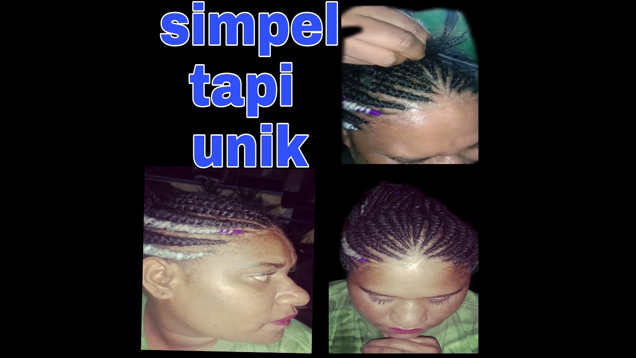 anyam/ kepang rambut model mace kuligay 🤷 - YouTube