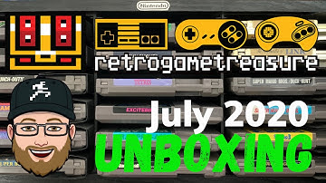 Retro Game Treasure July 2020 Video Game Unboxing | Super Jeremy World
