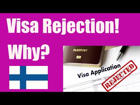 Video: Waarom Worden Aanvragen Voor Een Visum Voor Finland Afgewezen?