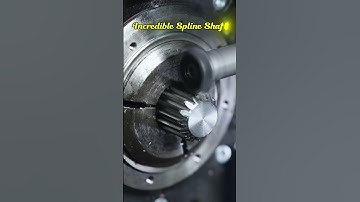 Incredible Spline Shaft! #youtube #shorts #amazing