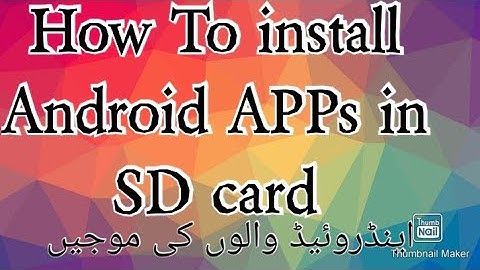 How To Install Apps In SD Card From Play Store in Android (External Storage)