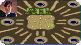 Boss General 1 vs 7 Hard Generals. (8STAR)