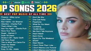 Top 50 Pop Hits 2026 🔥 Billboard Style Playlist (Adele, Dua Lipa, The Weeknd &amp; More)